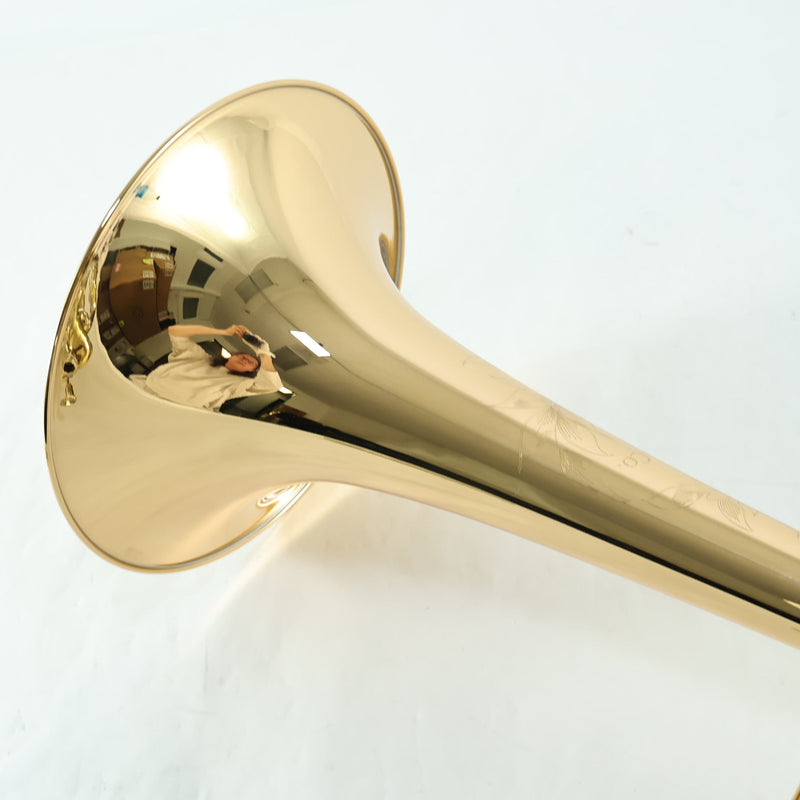 S.E. Shires Model Q36GA Q-Series Bass Trombone Dual Axial Flow Valves MINT CONDITION- for sale at BrassAndWinds.com