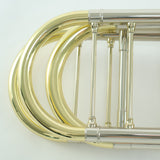 S.E. Shires Model Q36GR Q Series Dual Rotor Bass Trombone SN Q15666 OPEN BOX- for sale at BrassAndWinds.com