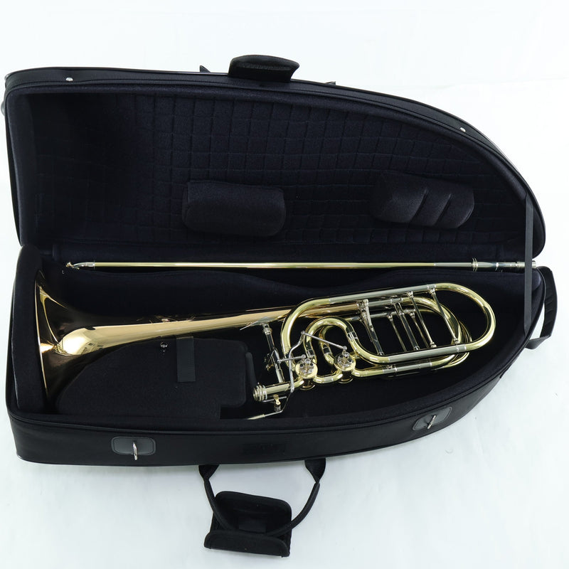 S.E. Shires Model Q36GR Q Series Dual Rotor Bass Trombone SN Q15666 OPEN BOX- for sale at BrassAndWinds.com