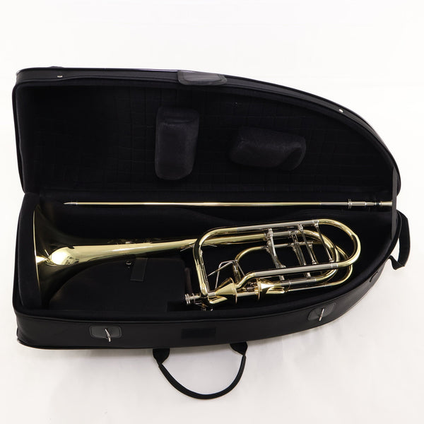 S.E. Shires Model Q36YA Q Series Bass Trombone with Dual Axial Flow Valves BRAND NEW- for sale at BrassAndWinds.com