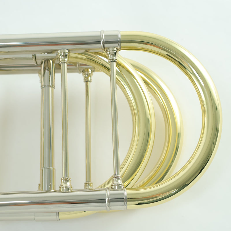 S.E. Shires Model STBQ36GR Q-Series Dual Rotor Bass Trombone BRAND NEW- for sale at BrassAndWinds.com