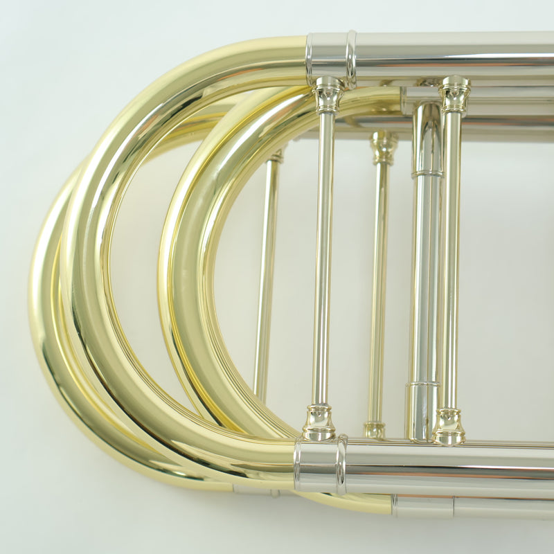 S.E. Shires Model STBQ36GR Q-Series Dual Rotor Bass Trombone BRAND NEW- for sale at BrassAndWinds.com