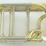 S.E. Shires Model STBQ36GR Q-Series Dual Rotor Bass Trombone BRAND NEW- for sale at BrassAndWinds.com