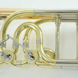 S.E. Shires Model STBQ36GR Q-Series Dual Rotor Bass Trombone BRAND NEW- for sale at BrassAndWinds.com