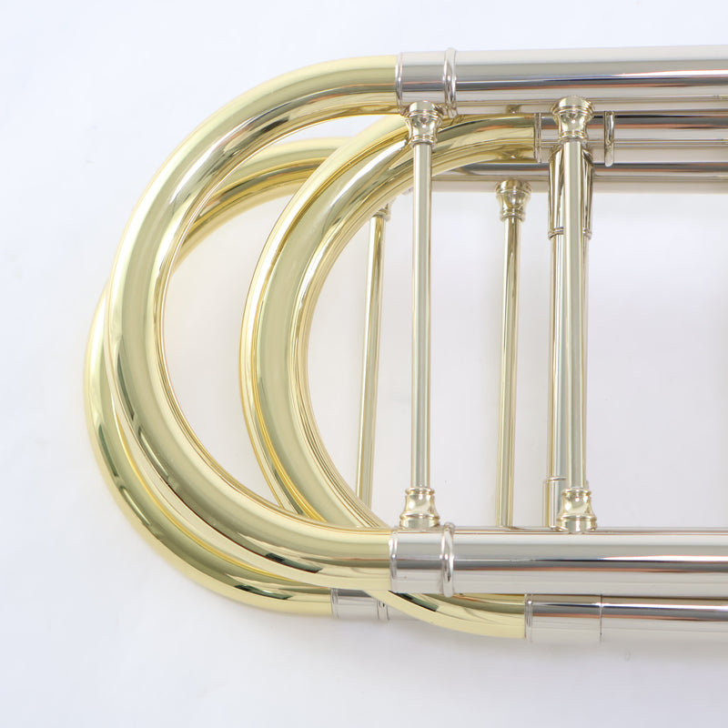 S.E. Shires Model STBQ36YR Q-Series Bass Trombone Dual Rotary Valves BRAND NEW- for sale at BrassAndWinds.com