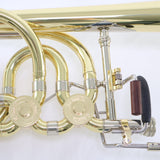 S.E. Shires Model STBQ36YR Q-Series Bass Trombone Dual Rotary Valves BRAND NEW- for sale at BrassAndWinds.com