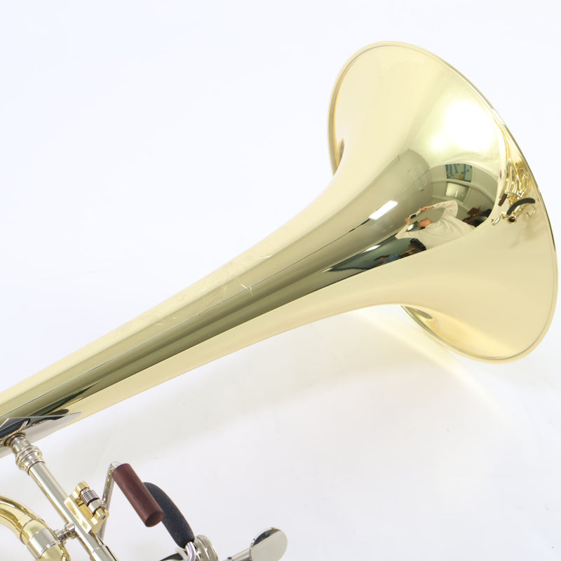 S.E. Shires Model STBQ36YR Q-Series Bass Trombone Dual Rotary Valves BRAND NEW- for sale at BrassAndWinds.com