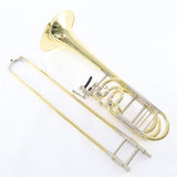 S.E. Shires Model STBQ36YR Q-Series Bass Trombone Dual Rotary Valves BRAND NEW- for sale at BrassAndWinds.com