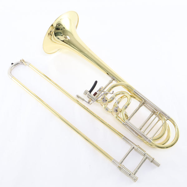 S.E. Shires Model STBQ36YR Q-Series Bass Trombone Dual Rotary Valves BRAND NEW- for sale at BrassAndWinds.com