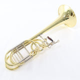 S.E. Shires Model STBQ36YR Q-Series Bass Trombone Dual Rotary Valves BRAND NEW- for sale at BrassAndWinds.com