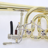 S.E. Shires Model STBQ36YR Q-Series Bass Trombone Dual Rotary Valves BRAND NEW- for sale at BrassAndWinds.com