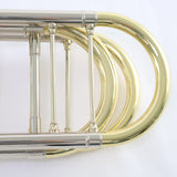 S.E. Shires Model STBQ36YR Q-Series Bass Trombone Dual Rotary Valves BRAND NEW- for sale at BrassAndWinds.com