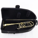 S.E. Shires Model STBQ36YR Q-Series Bass Trombone Dual Rotary Valves BRAND NEW- for sale at BrassAndWinds.com