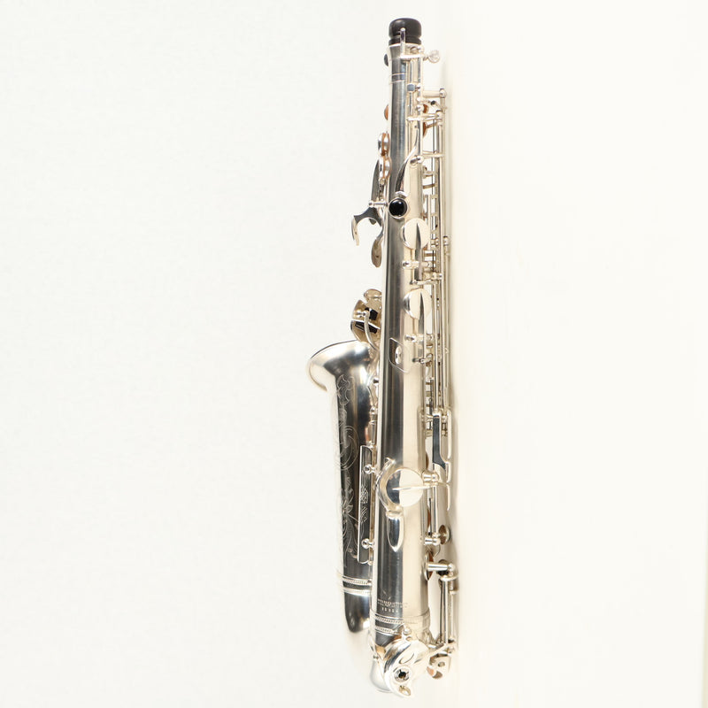 Selmer Paris Balanced Action Alto Saxophone in Original Silver SN 32324 GORGEOUS- for sale at BrassAndWinds.com