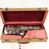 Selmer Paris Balanced Action Alto Saxophone in Original Silver SN 32324 GORGEOUS- for sale at BrassAndWinds.com