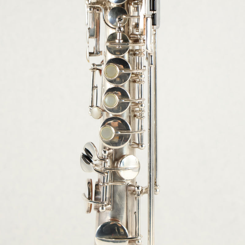 Selmer Paris Mark VI Soprano Saxophone SN 66530 ORIGINAL SILVER- for sale at BrassAndWinds.com