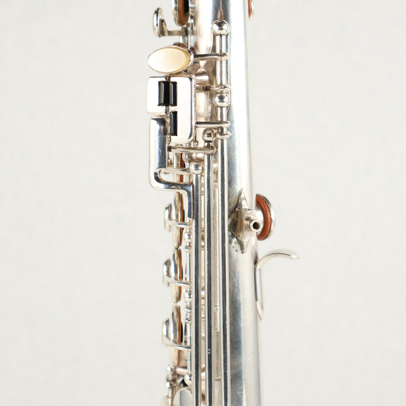 Selmer Paris Mark VI Soprano Saxophone SN 66530 ORIGINAL SILVER- for sale at BrassAndWinds.com