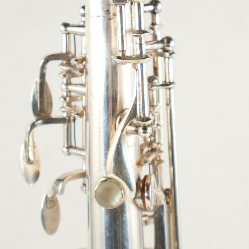 Selmer Paris Mark VI Soprano Saxophone SN 66530 ORIGINAL SILVER- for sale at BrassAndWinds.com