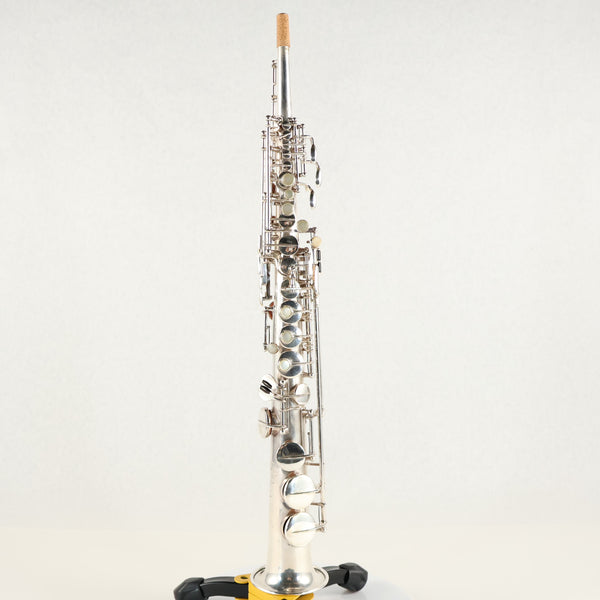 Selmer Paris Mark VI Soprano Saxophone SN 66530 ORIGINAL SILVER- for sale at BrassAndWinds.com