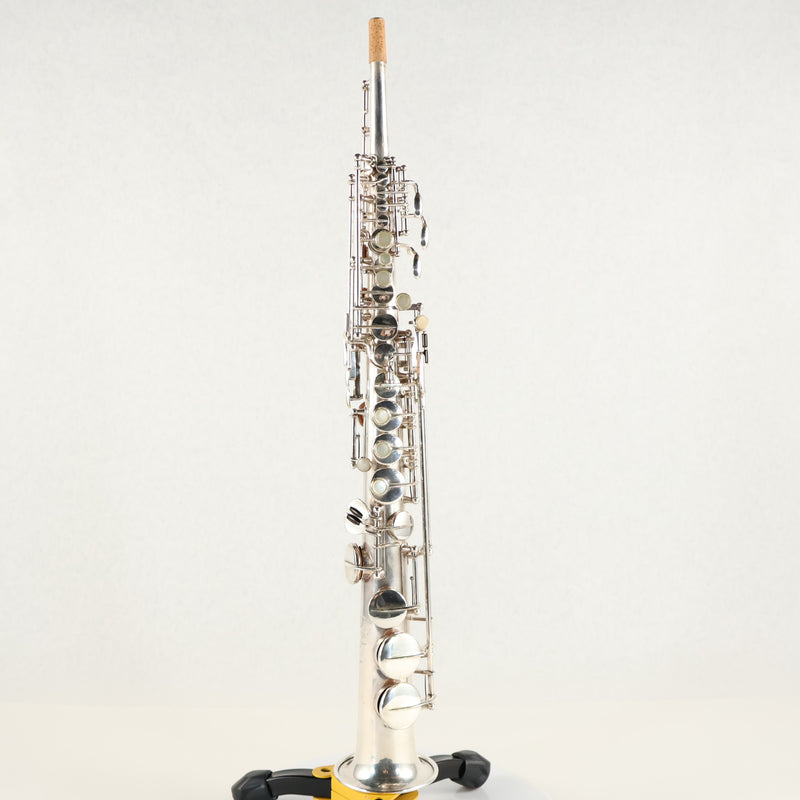 Selmer Paris Mark VI Soprano Saxophone SN 66530 ORIGINAL SILVER- for sale at BrassAndWinds.com