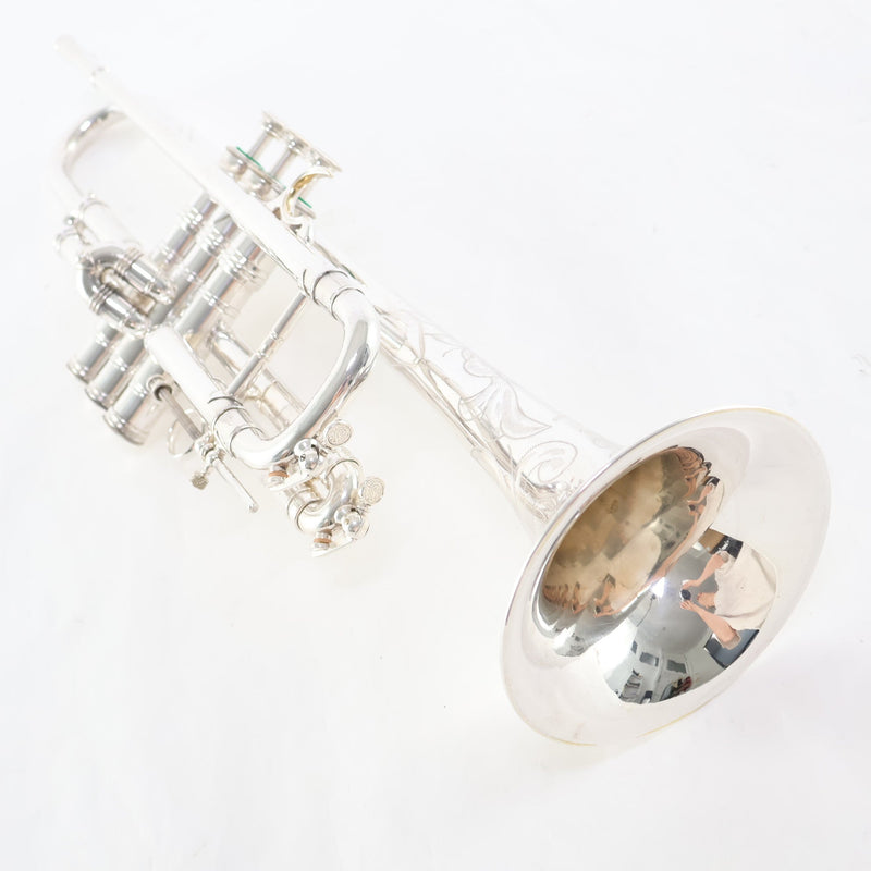 Selmer Paris Model 23A Balanced Action Bb Trumpet in Silver Plate SN 14620 NICE- for sale at BrassAndWinds.com