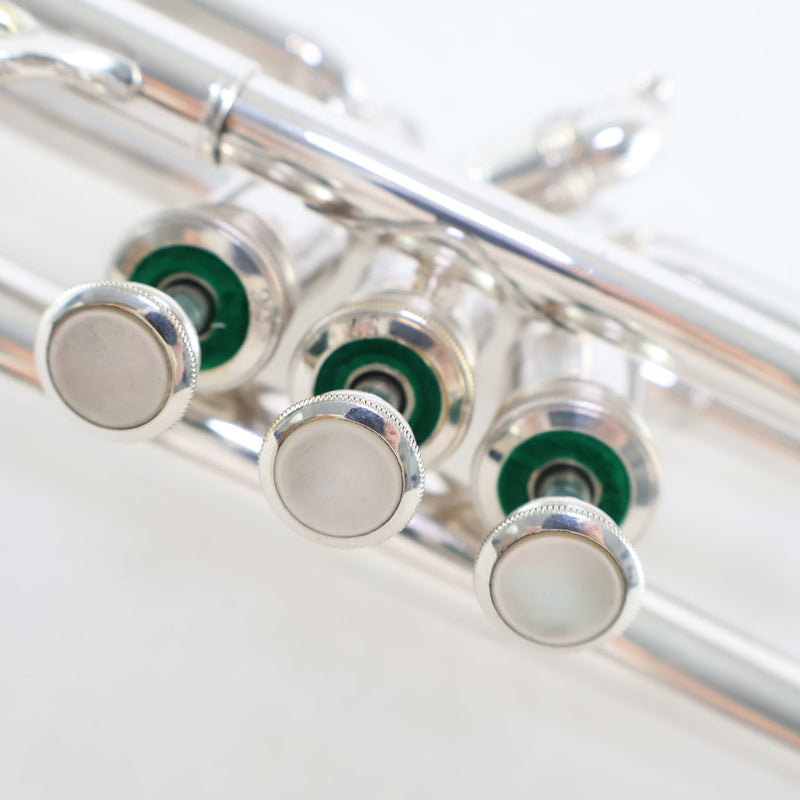 Selmer Paris Model 23A Balanced Action Bb Trumpet in Silver Plate SN 14620 NICE- for sale at BrassAndWinds.com