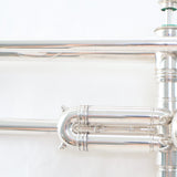 Selmer Paris Model 23A Balanced Action Bb Trumpet in Silver Plate SN 14620 NICE- for sale at BrassAndWinds.com