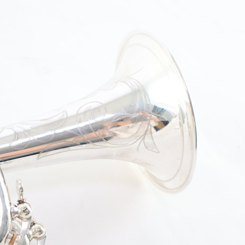 Selmer Paris Model 23A Balanced Action Bb Trumpet in Silver Plate SN 14620 NICE- for sale at BrassAndWinds.com