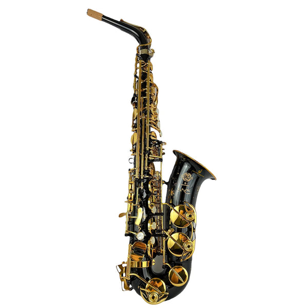 Selmer Paris Model 92BL 'Supreme' Alto Saxophone in Black Lacquer BRAND NEW- for sale at BrassAndWinds.com