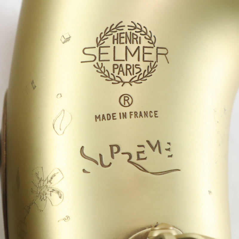 Selmer Paris Model 92F 'Supreme' Alto Saxophone in Vintage Matte MINT CONDITION- for sale at BrassAndWinds.com