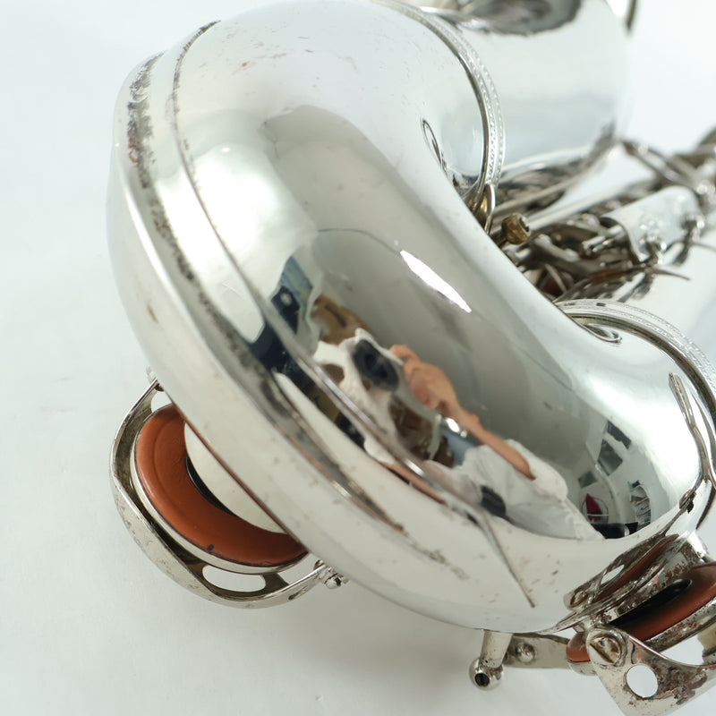 Selmer Paris Super Balanced Action Tenor Saxophone in Nickel Plate SN 50356 EXCELLENT- for sale at BrassAndWinds.com