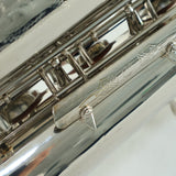 Selmer Paris Super Balanced Action Tenor Saxophone in Nickel Plate SN 50356 EXCELLENT- for sale at BrassAndWinds.com