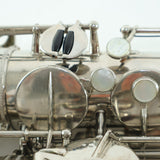 Selmer Paris Super Balanced Action Tenor Saxophone in Nickel Plate SN 50356 EXCELLENT- for sale at BrassAndWinds.com