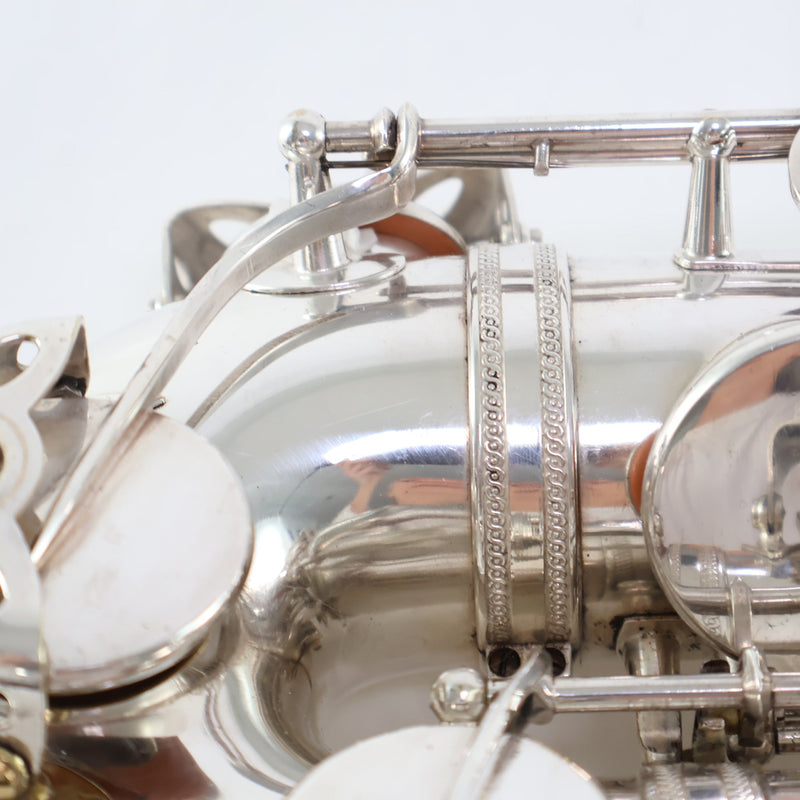 Selmer Paris Super Balanced Action Tenor Saxophone in Original Silver SN 39376 EXCELLENT- for sale at BrassAndWinds.com