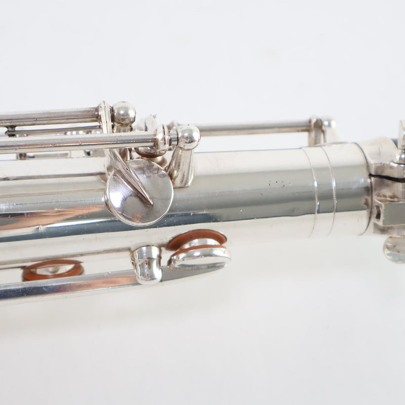 Selmer Paris Super Balanced Action Tenor Saxophone in Original Silver SN 39376 EXCELLENT- for sale at BrassAndWinds.com