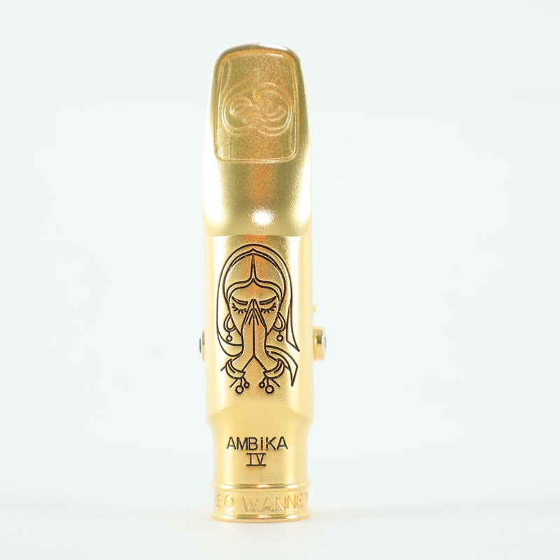 Theo Wanne AMBIKA4 Gold 7* Tenor Saxophone Mouthpiece OPEN BOX- for sale at BrassAndWinds.com