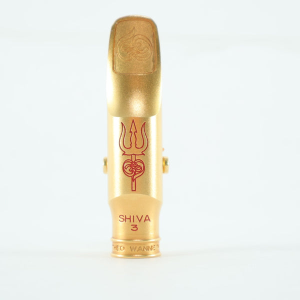 Theo Wanne SHIVA3 Gold 8 Tenor Saxophone Mouthpiece OPEN BOX- for sale at BrassAndWinds.com