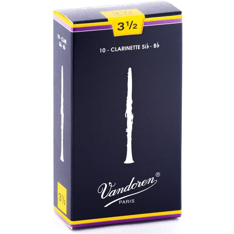 Vandoren CR1035 Bb Clarinet Traditional Reeds, Strength 3.5 Box of 10- for sale at BrassAndWinds.com