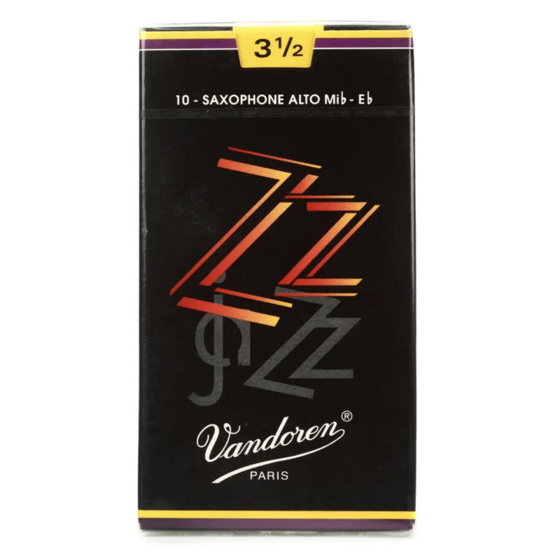 Vandoren SR4135 ZZ Alto Saxophone Reeds, Strength 3.5, Box of 10- for sale at BrassAndWinds.com