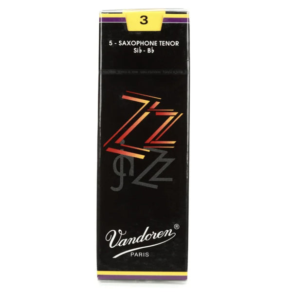 Vandoren SR423 ZZ Tenor Saxophone Reeds, Strength 3, Box of 5- for sale at BrassAndWinds.com