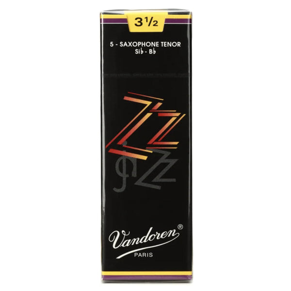 Vandoren SR4235 ZZ Tenor Saxophone Reeds, Strength 3.5, Box of 5- for sale at BrassAndWinds.com