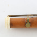 W. Hall New York Boxwood Clarinet in F Circa 1860 HISTORIC COLLECTION- for sale at BrassAndWinds.com