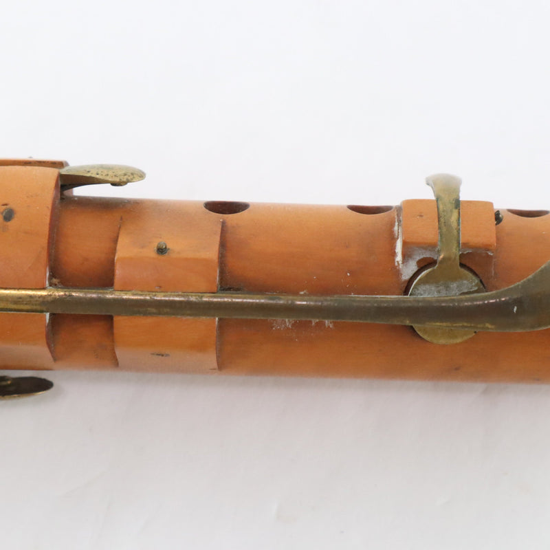 W. Hall New York Boxwood Clarinet in F Circa 1860 HISTORIC COLLECTION- for sale at BrassAndWinds.com