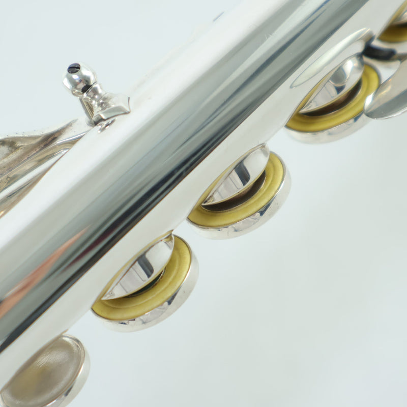 William S. Haynes Handmade Flute Open Hole B Foot SN 44612 FRESH REPAD- for sale at BrassAndWinds.com