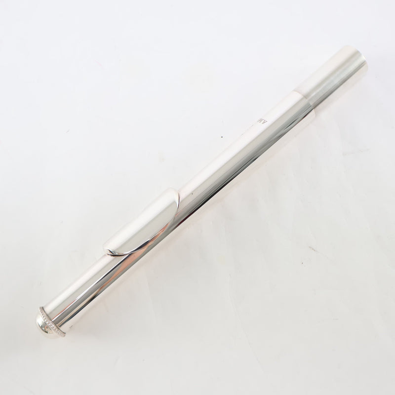 William S. Haynes Model AF708-CO 'Amadeus' Solid Silver Flute SN B1901203 OPEN BOX- for sale at BrassAndWinds.com