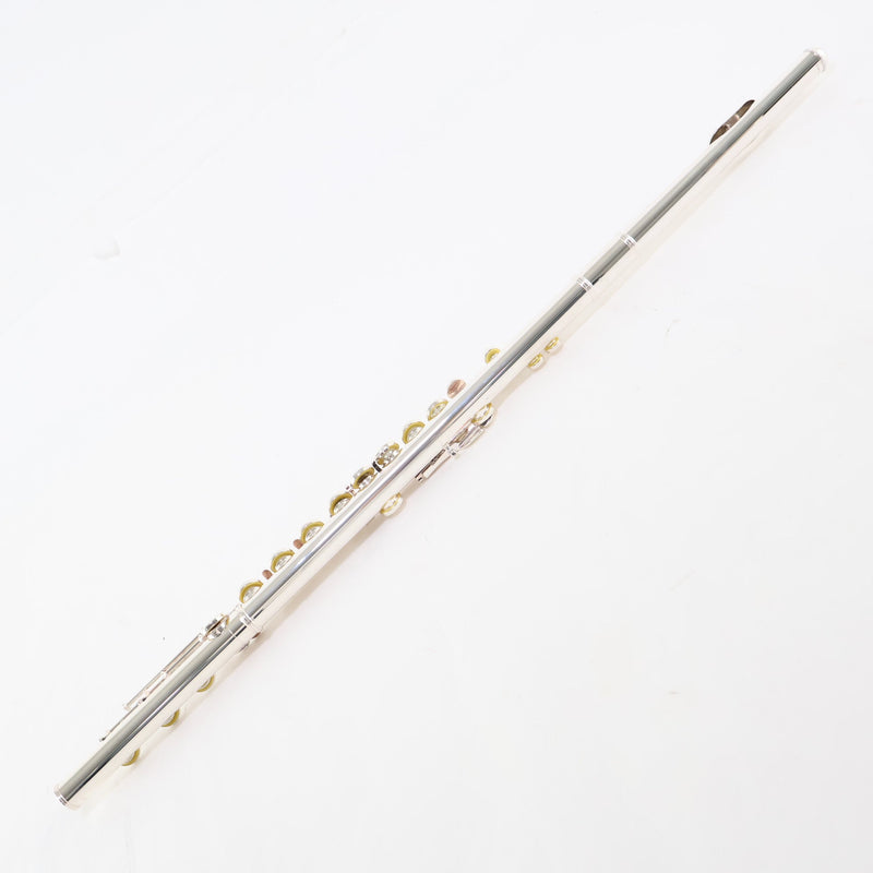 William S. Haynes Model AF708SE-BO 'Amadeus' Solid Silver Flute SN B2304560 OPEN BOX- for sale at BrassAndWinds.com