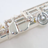 William S. Haynes Model AF708SE-BO 'Amadeus' Solid Silver Flute SN B2304560 OPEN BOX- for sale at BrassAndWinds.com