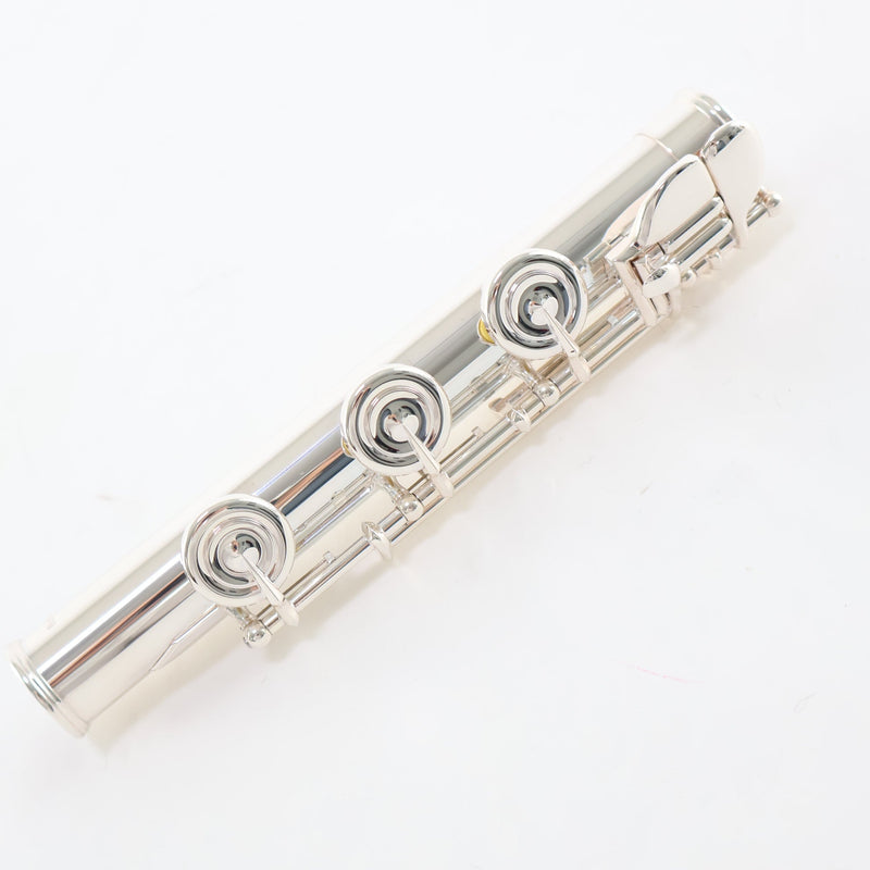 William S. Haynes Model AF708SE-BO 'Amadeus' Solid Silver Flute SN B2304560 OPEN BOX- for sale at BrassAndWinds.com