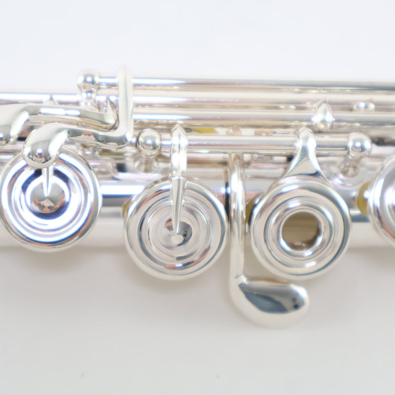 William S. Haynes Model AF708SE-BO C# 'Amadeus' Solid Silver Flute SN B2302838 OPEN BOX- for sale at BrassAndWinds.com