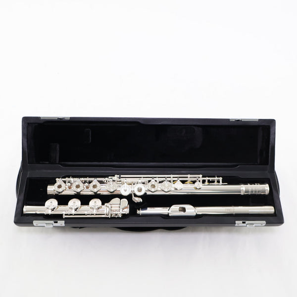 William S. Haynes Model AF708SE-BO C# 'Amadeus' Solid Silver Flute SN B2302838 OPEN BOX- for sale at BrassAndWinds.com